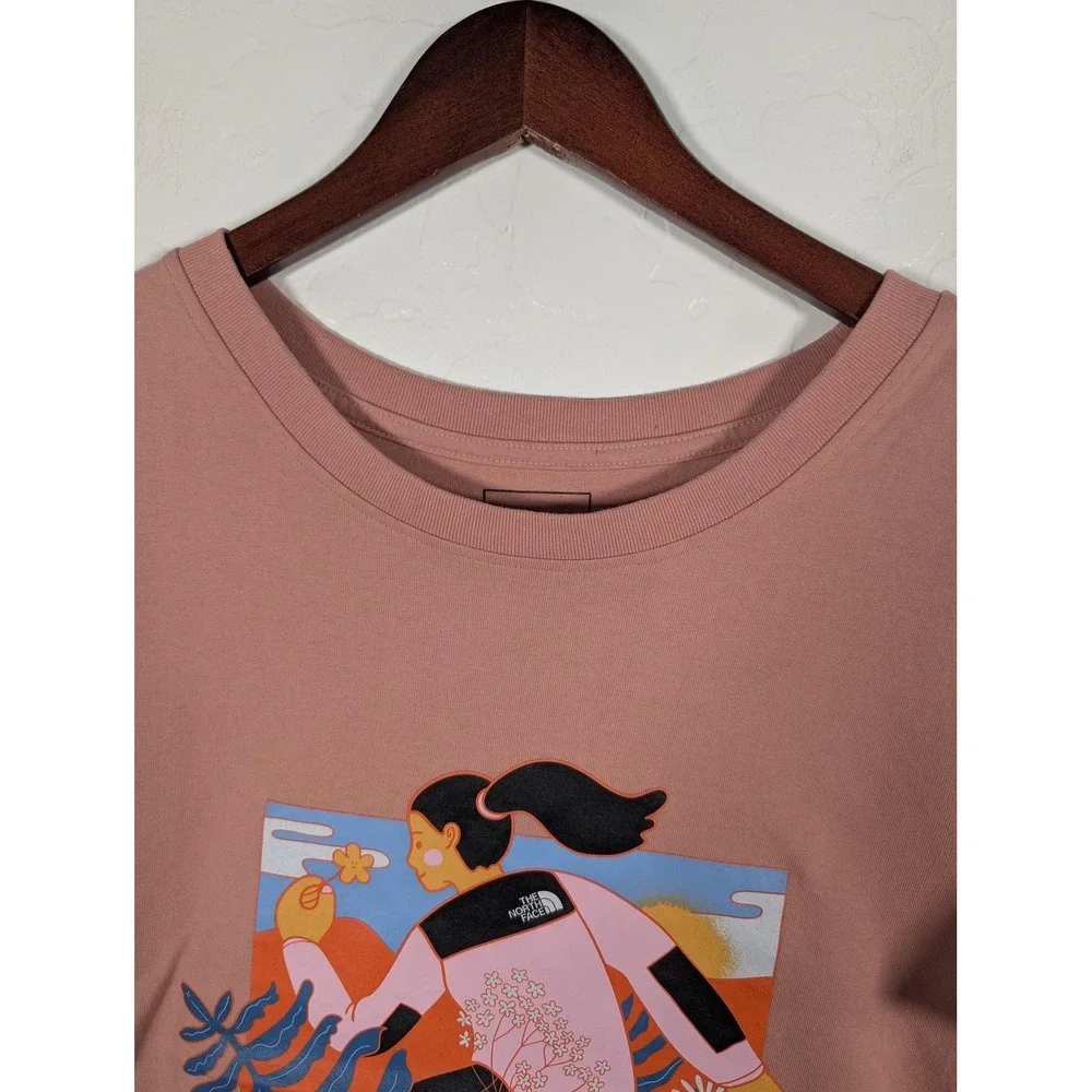 North Face Shirt Womens 1X Graphic International Womens Day Never Stop Exploring - Picture 3 of 10